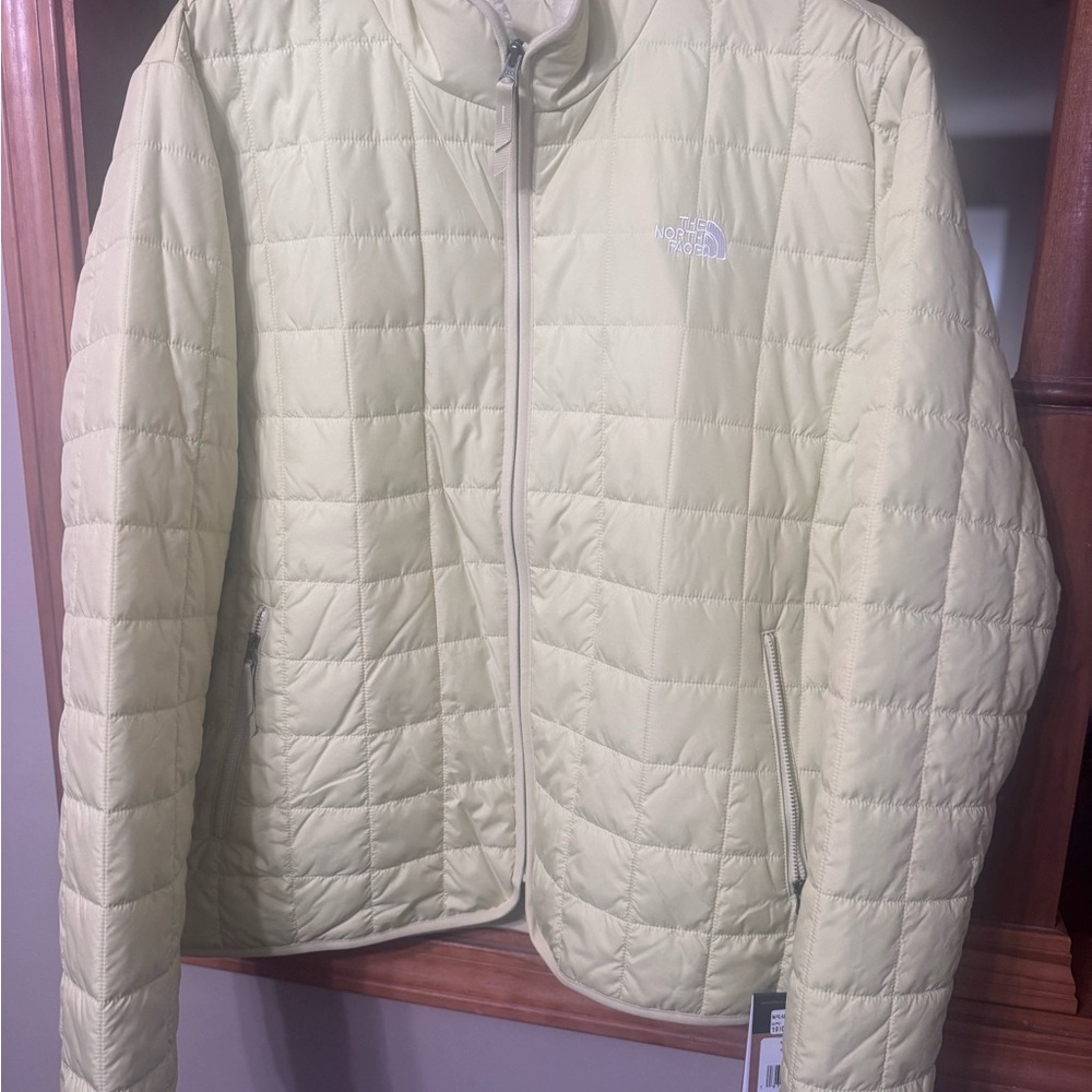 The North Face Women's Green/yellow Puffer Jacket